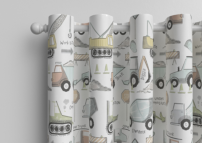 Tinker Town, Technicolour - Made to Measure Curtains - Image 12